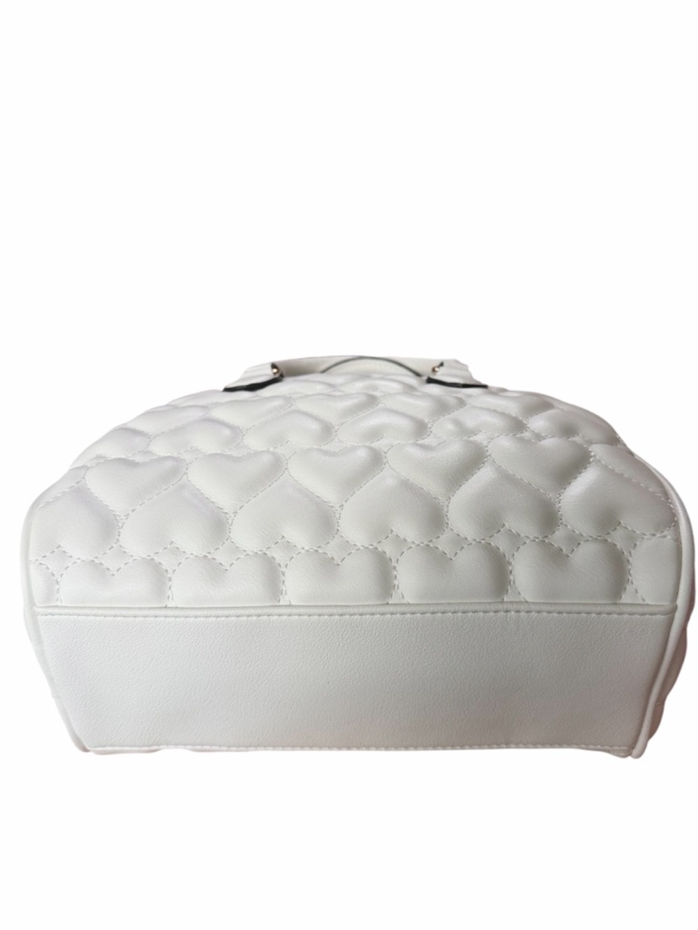 NWT Juicy Couture Flawless Dome Satchel Heart Quilt White Crossbody Bag Handbag - Picture 8 of 10